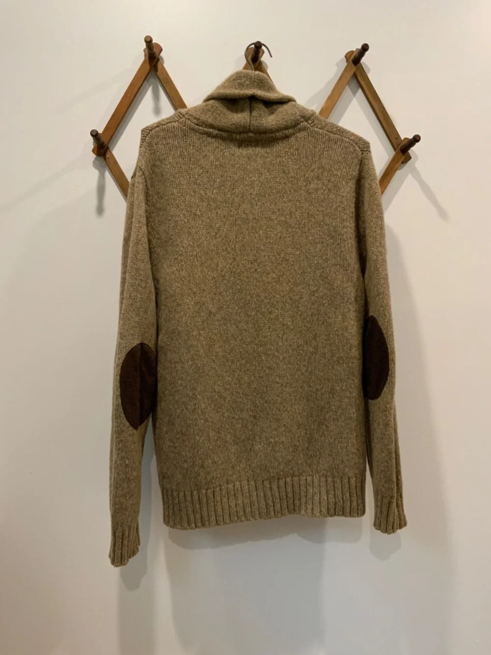 LLBean Lambswool Shawl Collar Sweater